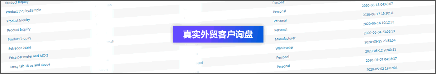 外贸建站 - 真实客户询盘案例